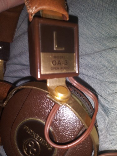 Vintage PICKERING OA-3 open audio Stereo Heasphones Tested And Working - Picture 6 of 7