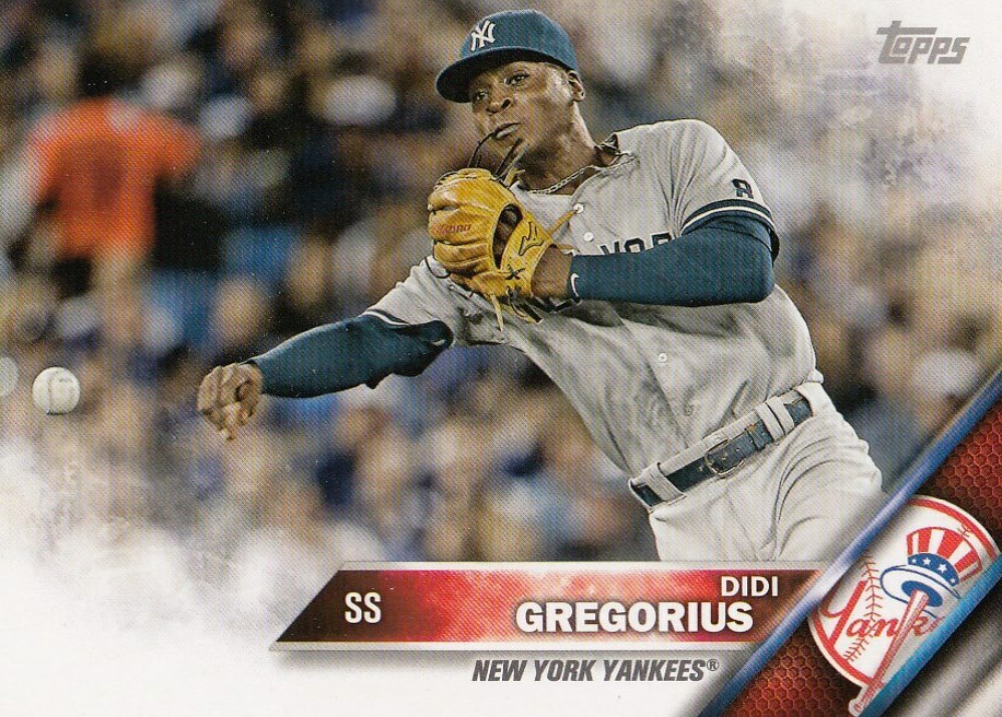 Lot of (10) 2016 Topps Mini DIDI GREGORIUS Card LOT SP/1000 #583 Yankees