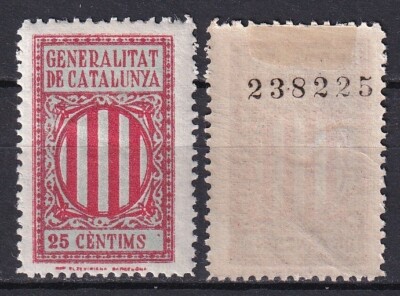 SCW polical label Edifil 2928 Generalitat de Catalunya