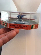 EDISON AIR LINE 1916 Ansaldo Sopwith “Baby” WW 1 Fighter Plane biplane Italy