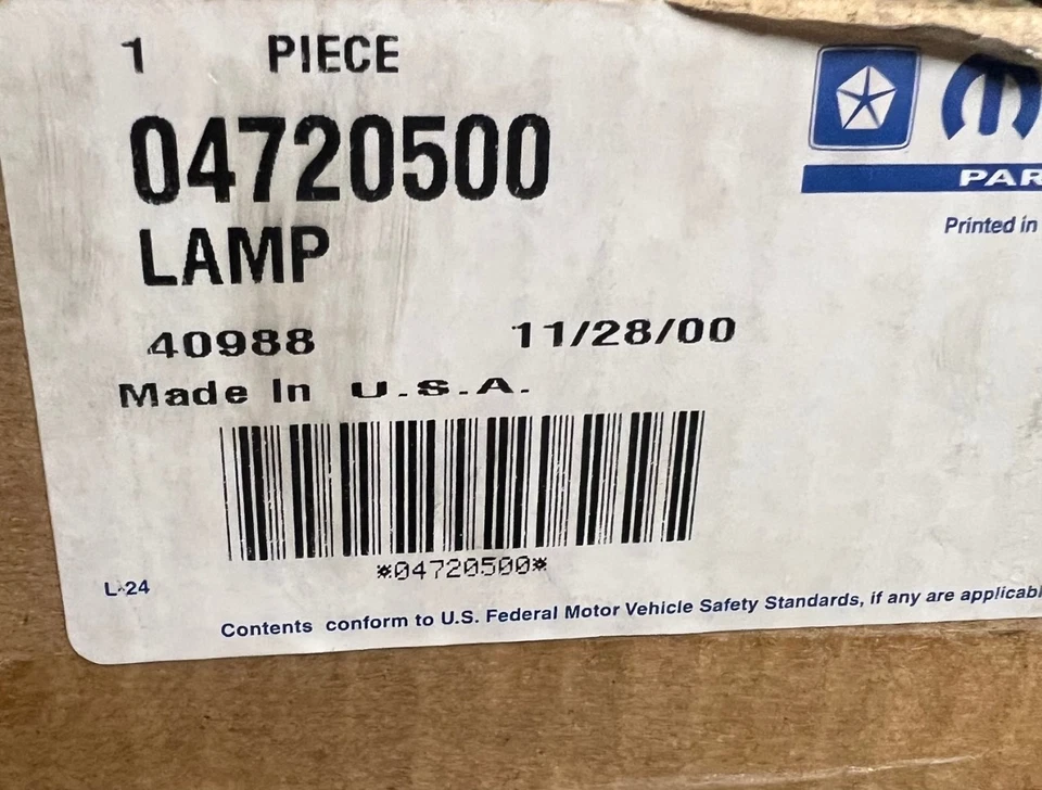 Piloto trasero derecho original MOPAR 04720500 JEEP CHEROKEE COMANCHE WAGONEER nuevo Foto 4 de 4