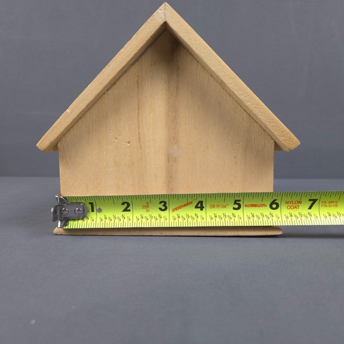 Wood Bird Houses Natural Cedar Post Glued One Bench Not Stained or Painted New - Picture 10 of 17