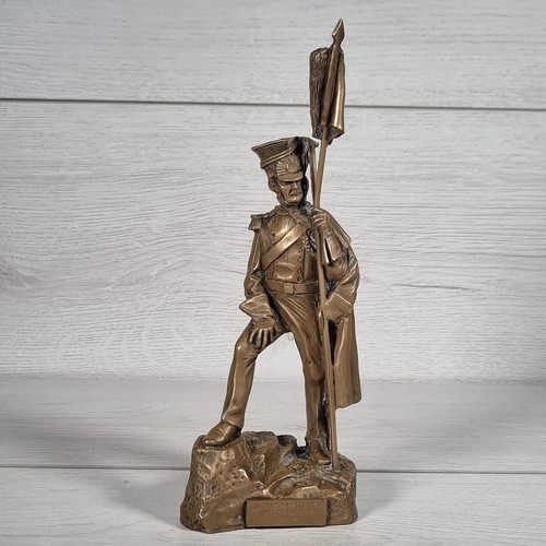 Napoleonic Guard Bronze Figure Dutch Rouge Lancer Hand Made In the UK Cold Cast - Picture 2 of 12