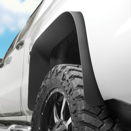 4PCS 6'' Universal Flexible Flares Car Truck Fender Extra Wide Body Wheel Arches - 第 1/15 張圖片