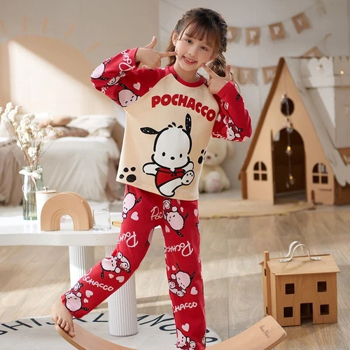 Cinnamoroll Kitty Purin Dog Kuromi PochaccoHome Clothes Girls Pajamas - Picture 34 of 42