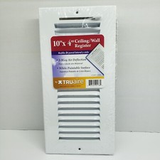 Truaire Ceiling/Wall  Register White 10 x 4 C...