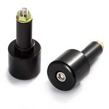 Contrappesi Moto 13mm Stabilizzatori Bilancieri Tappi Manubrio Scooter Nero