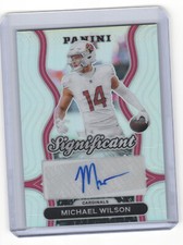 Michael Wilson 2024 Panini Prizm Significant Signature Auto Cardinals #SS-MWN