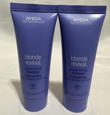 Lot of 2 Aveda Blonde Revival Purple Toning Shampoo 1.4oz / 40ml Each