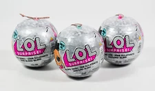 lot 3 LOL Surprise Doll limited edition BLING SERIES silver balls SEALED 2018