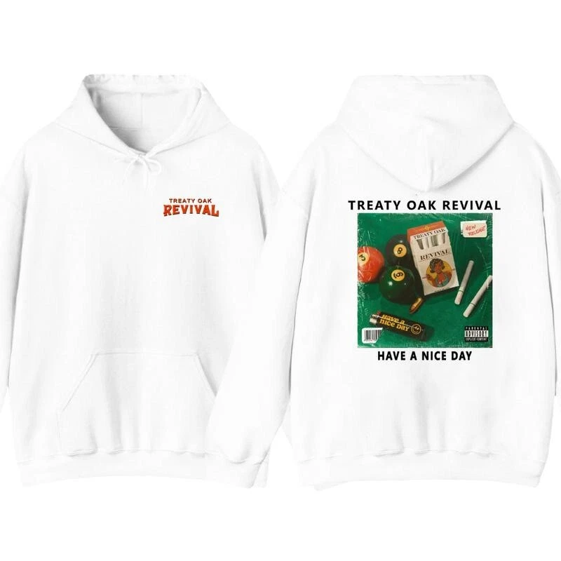 Sudadera con capucha Treaty Oak Revival - Diseño único de portada de álbum para fanáticos de la música talla S-3XL Foto 4 de 4