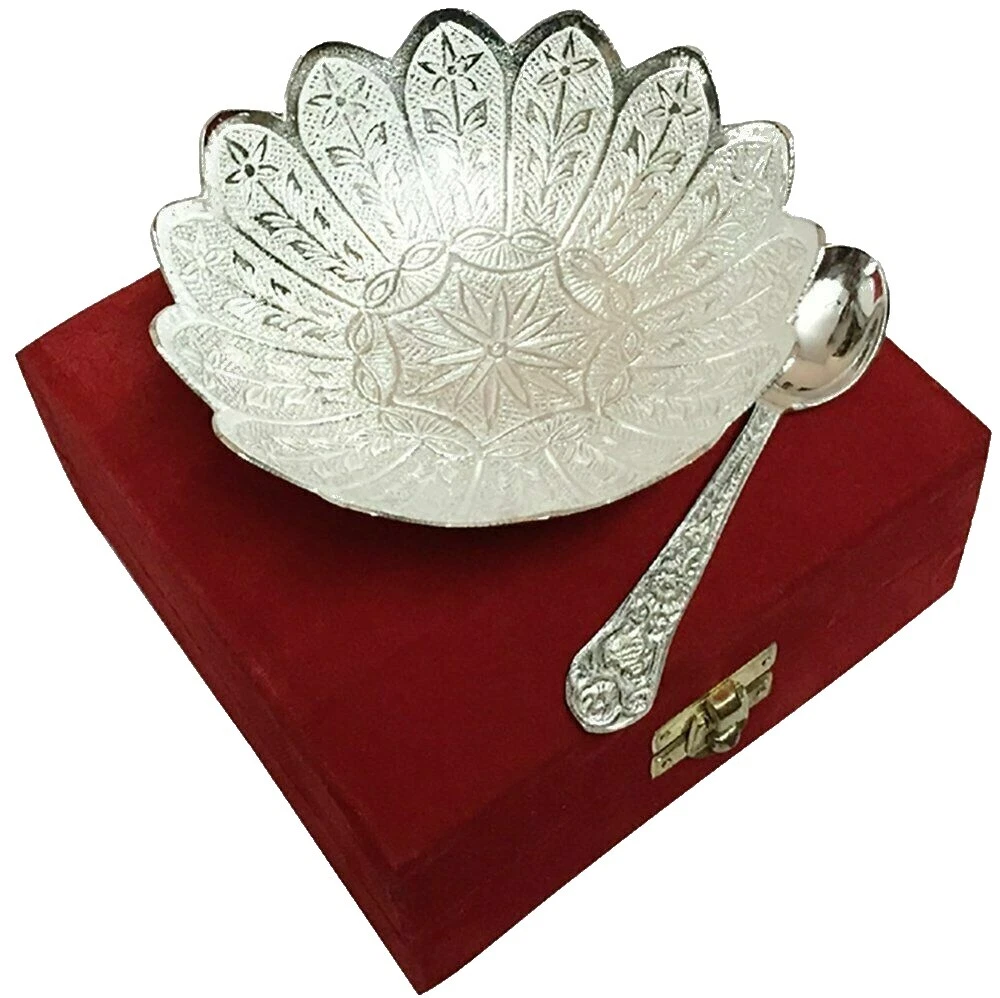 Tazones decorativos Chapado En Plata