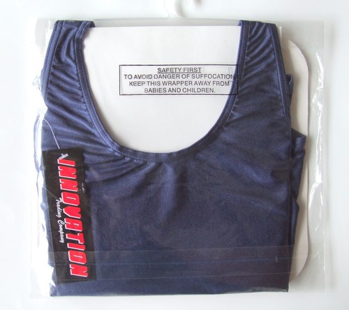 Girls Regulation School swimsuit size 36 One piece nylon /elastane Navy Blue - Picture 2 of 2