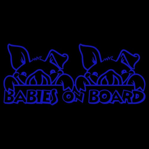 8.5" BABIES ON BOARD PIGS v3 Vinyl Decal Sticker Car Laptop Twins 2 Boys Farm - Picture 28 of 31