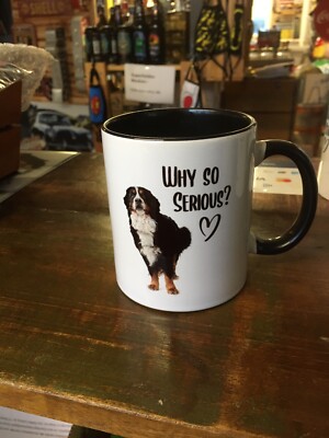 Keramik Tasse Berner Senner  Why so serious cool  Kaffee Tee Coffee Dog