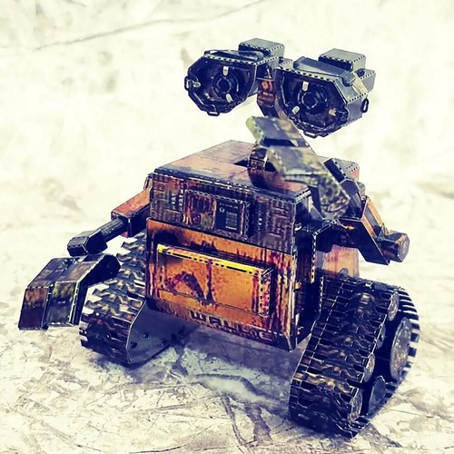 ( ͡° ͜ʖ ͡°). Puzzle 3D en métal ROBO WALL-E. #53# + Cadeau - Photo 7/14