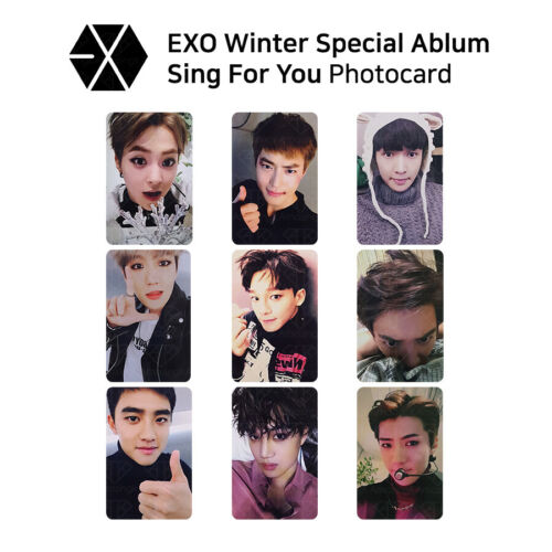 Álbum especial de invierno EXO Sing for You tarjeta fotográfica oficial KPOP K-POP - Imagen 1 de 28