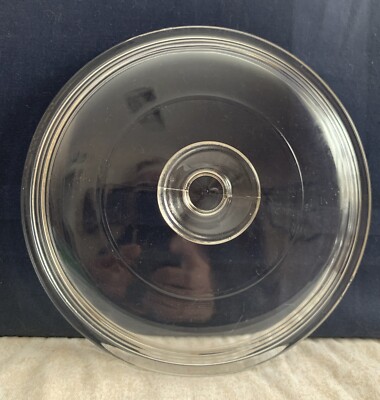 Vintage Pyrex Clear Round Glass Replacement Lid 28 PYREX G 5 C