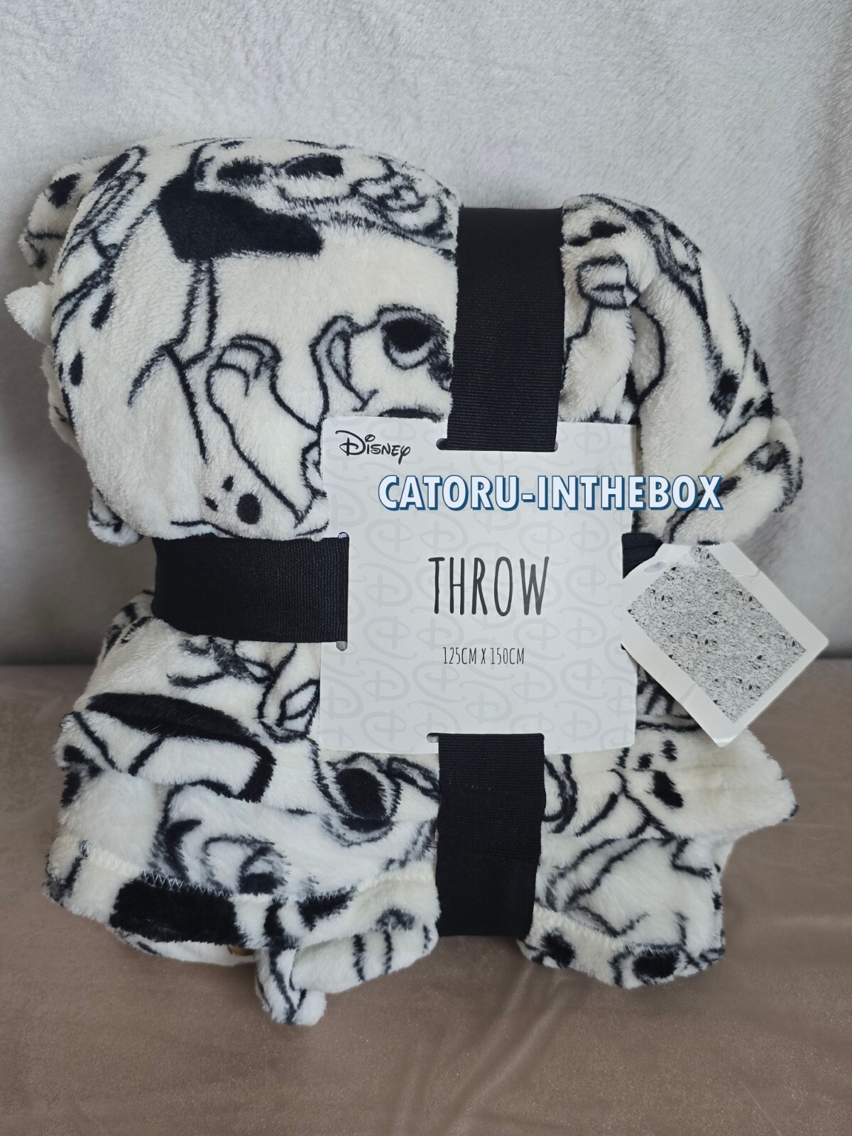 Couverture Disney 101 Dalmatiens 125x150cm chaude et lavable en machine