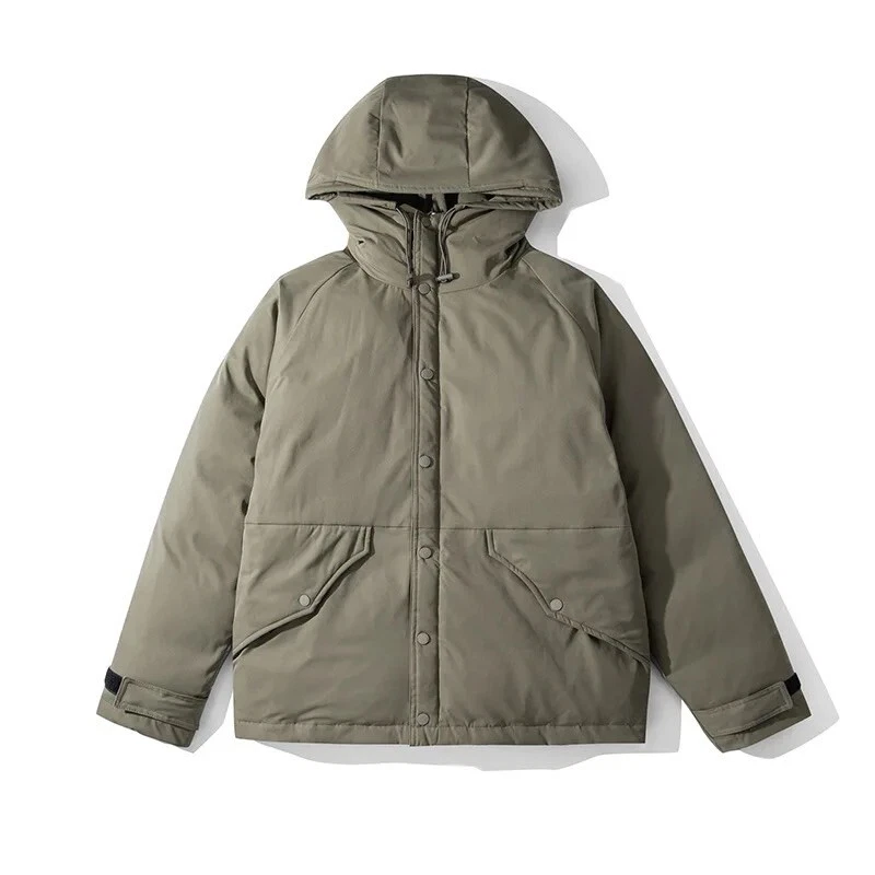 Mens Classic ECWCS PARKA Outdoor Hooded Down Jacket Winter Padded Snow Coats