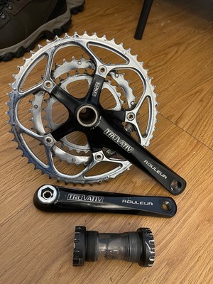 Plateaux De Chaîne Truvativ Trushift 4 Boulons - Transmission Vélo, Finition Noir Mat