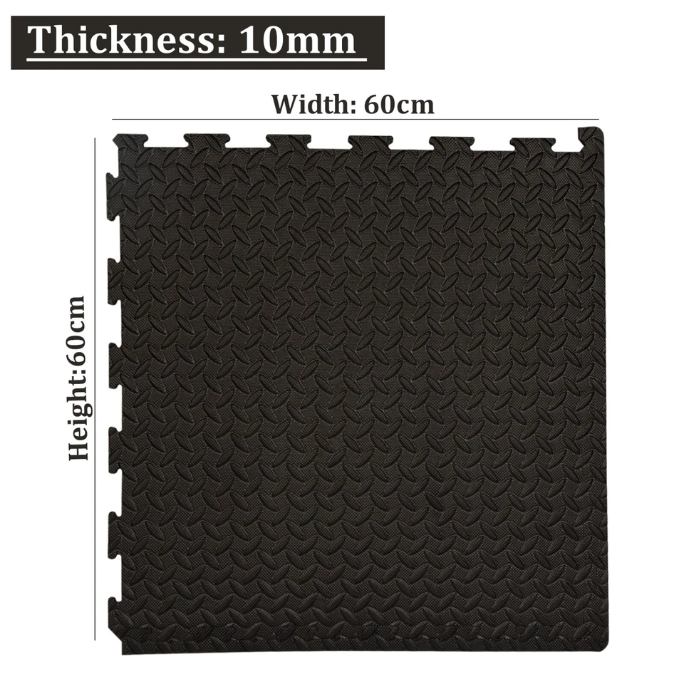 EVA Interlocking Mat Thick Heavy Duty Floor Mats Soft Foam GYM Flooring 60 x 60 - Image 3 of 4