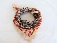 100 Cotton Bandana, Bohemian Style Cotton Neck Scarf, Boho Soft Cotton Bandana
