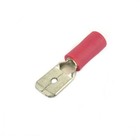 Insulated Male Tab Spade Crimp Terminals 6.35mm x 0.8mm Red Blue & Yellow