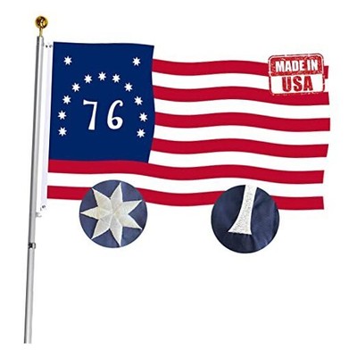 Bandiera Nylon 100D Con Occhielli Bandiera USA Betsy Ross 'We The People' 1776 - 3x5 Piedi In Nylon, Con Occhielli, Perfetta Per Esterni Bandiera - Foto 10