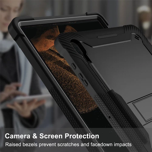 Tablet Case Armor Shockproof Cover For Samsung Galaxy Tab S10 S9 FE Plus Ultra - Picture 16 of 54