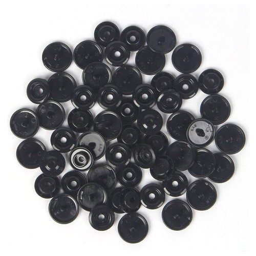 200 Sets T5 Resin Plastic Press Stud Snap Button Popper Fastener Diapers Clothes - Picture 34 of 40