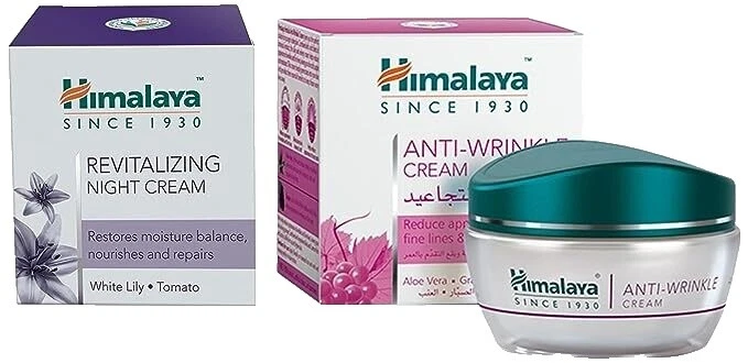 Creme antienvelhecimento Himalaya Hidratantes