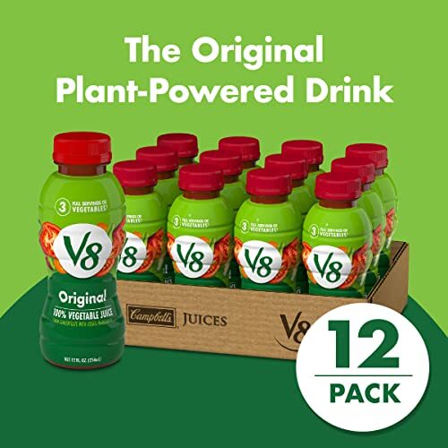 V8 Original 100 % Gemüsesaft, Gemüsemischung mit Tomatensaft, 12 FL OZ... - Bild 3 von 12