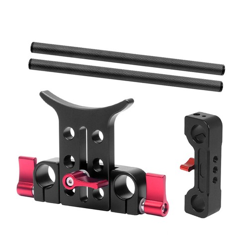 25cm Carbon Fiber Tube Rod 15mm Rod Clamp for Rig Rail Clamp System Follow Focus - Picture 3 of 11