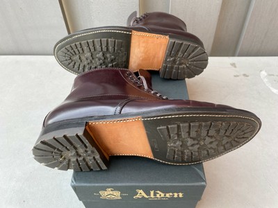 Alden 40508HC Indy boot is built on the TruBalance last. The model has a Horween Color 8 Shell Cordovan leather upper with a commando outsole.