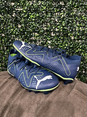 Puma Future Pro Firm Blue, Yellow Soccer Cleats Mens Blue Men s 7 Multi Ground