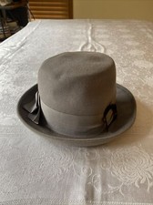 Vintage Henry Pollack New York Gray Superbe Felt Hat - 100 Wool