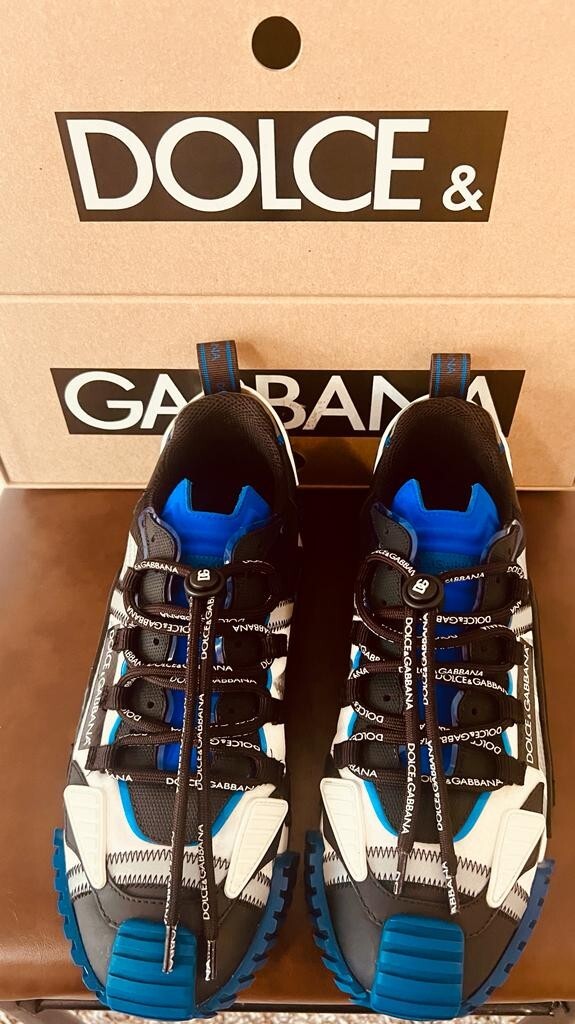 dolce gabbana Blue And Grey Ns1 sneakers men 10 | eBay