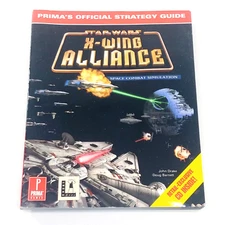 Vintage Star Wars X-Wing Alliance Lucasarts Official PRIMA Strategy Guide w/ CD