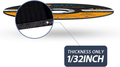 100er-Pack Trennräder 3"" x1/32""x3/8"" Dorne Metall Schneidscheibe Stanzschleifer Werkzeug - Bild 3 von 11
