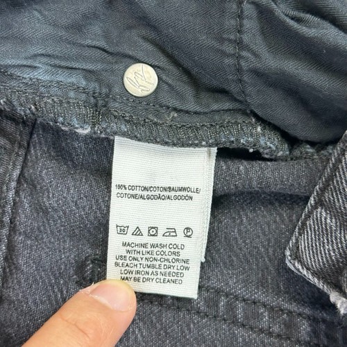 Free People Jeans Womens 25 Black Vintage Flare Fading Raw Edge 70's We The Free - Picture 5 of 10
