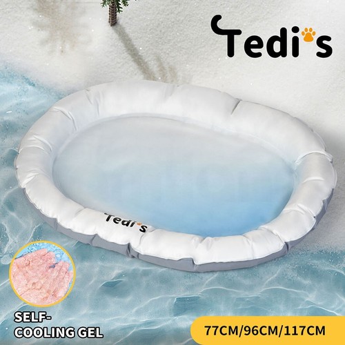 Pet Dog Cooling Mat Cat Gel Non-Toxic Self-cool Bed Summer Ice Pad 3 Sizes Large - Picture 28 of 45