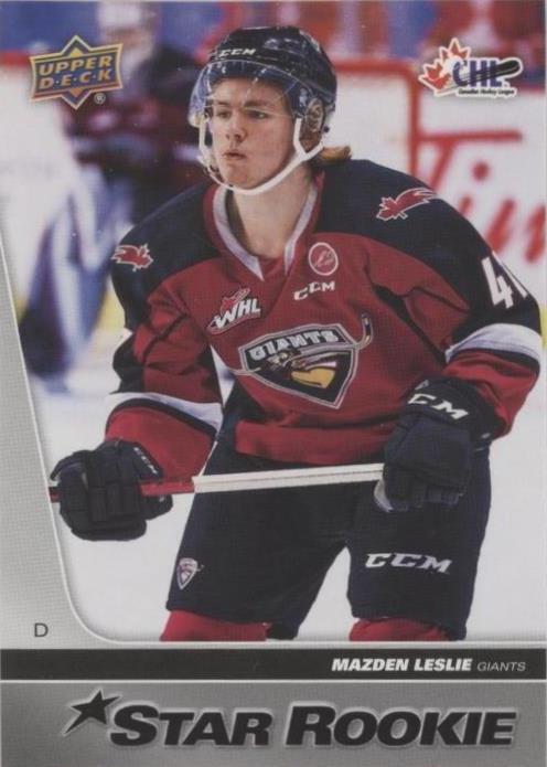 2021-22 Upper Deck CHL - Mazden Leslie #409 - 1 of 1
