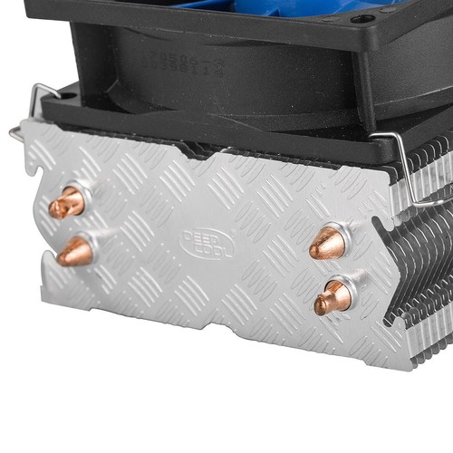80mm CPU Fan Socket LGA1156 1155 AM3 Aluminum Heatsink Dual Copper Pipe Cooler - Picture 8 of 12