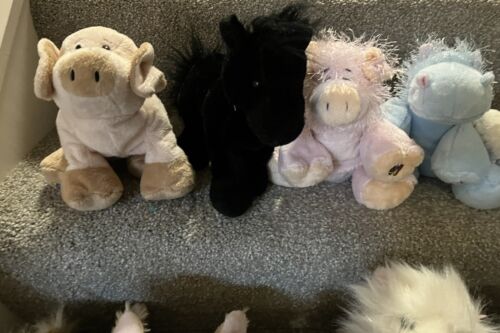 Webkinz Plush Lot Cheeky Dog Hippo Pig Chihuahua Black Lab Black Horse 14 Pets - Picture 6 of 7