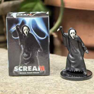 2,1'' Scream Figur Mini Collect Scream Mask Figur Horror Puppe Spielzeug Ghos...