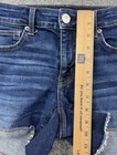 American Eagle Dark Washed Blue Denim Shorts Super Stretch Women’s Size 8 — photo 4