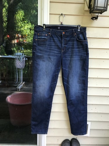GAP DENIM BLUE SIZE 33 TALL BEST 
