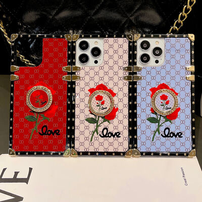 Softcase Iphone 11 Pro Max Gucci Rose Flower Luxury Phone Case For