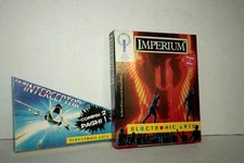 IMPERIUM + F/A 18 INTERCEPTOR USED AMIGA ALL ITALIAN EDITION PAL DM1 40397